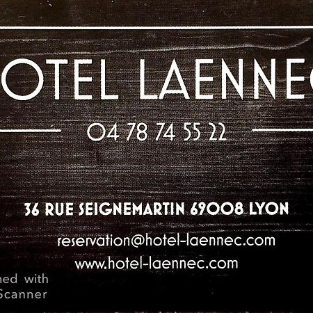 Laennec Hotel Lyon Exterior photo